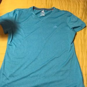 Aqua-blue Adidas Shirt